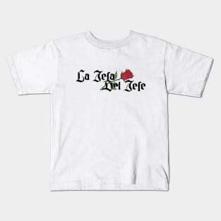 La Jefa Del Jefe Chingona Spanish Latina Mexican Hispanic Woman Chicana Kids T-Shirt